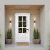 Wooakway 36"W*80"H 6-Lite Exterior Frosted Glass Prehung Front Entry Door Primed Interior Fiberglass Entrance Door - 3 of 4