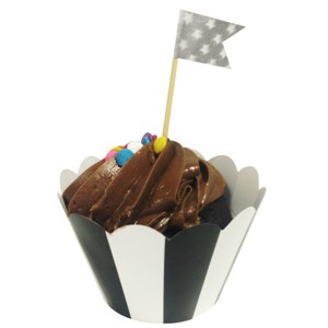 Wrapables Standard Size Chevron Cupcake Wrappers - 1 of 4