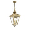 Livex Lighting Cambridge 3 - Light Pendant in  Antique Brass - 4 of 4