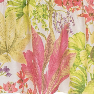 Moana Tropical Botanical Cotton Valance Set of 2