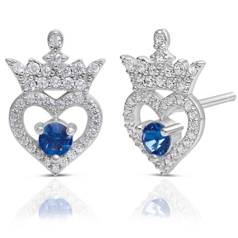 Disney hot sale crown earrings