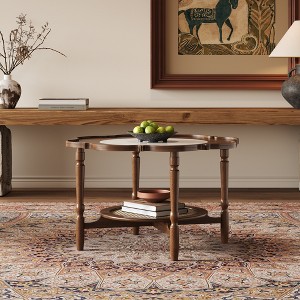 Bella Depot Mid-Century Modern 2-Tiered Coffee Table - 1 of 4