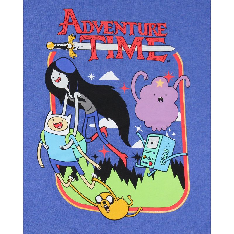 Adventure Time Men's Finn And Friends Series Logo Adult T-Shirt, 2 of 4