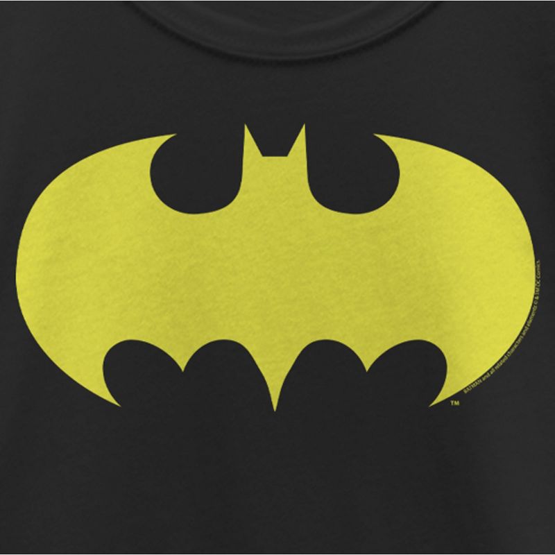 Girl's Batman Logo Classic Wing T-Shirt, 2 of 5
