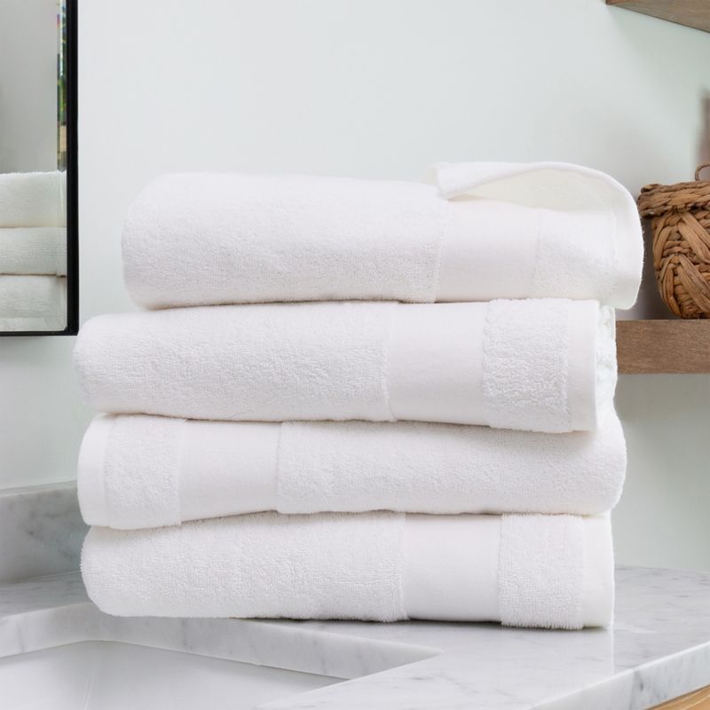 Set Of 4 Bath Towels, 100% Super Plush Premium Cotton - Becky Cameron, 1 of 17