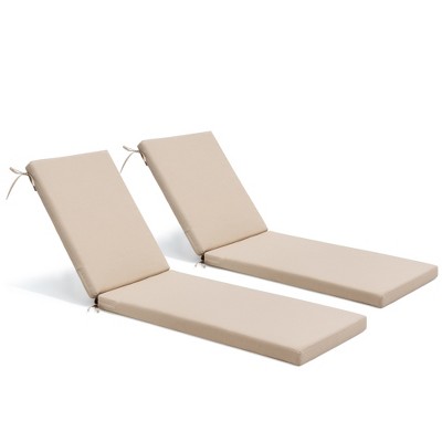 Pellebant 70in Patio Outdoor Chaise Lounge Cushion
