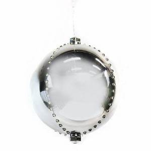 Celebrations Platinum LED Pure White 6 in. Lighted White Ornament 1 pk - 1 of 1