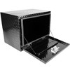24 Inch Underbody Truck Tool Box, Heavy Duty Aluminum Stripe Plating Truck Tool Chest Box With T-Handle Waterproof Storage Organizer - 3 of 4