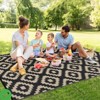 Waterproof Outdoor Rug 8x10 Reversible Outdoor Plastic Straw Rug Camping RV Carpet Outside - 3 of 4