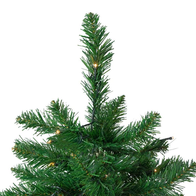 Northlight  7.5' Pre-Lit Twin Lakes Fir Artificial Christmas Tree - Clear Lights, 5 of 9