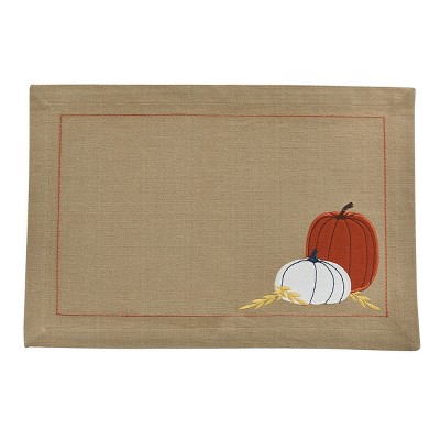 Park Designs Pumpkins Placemat Set - Beige