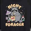 Women's - Instant Message - Night Forager Lightweight French Terry Wide Neck Long Sleeve Graphic Shirt - 2 of 4