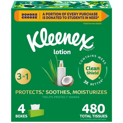 Kleenex Lotion 3-Ply Facial Tissue