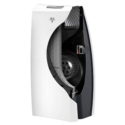 White HEPA and Carbon Filter Floor-Standing Air Purifier