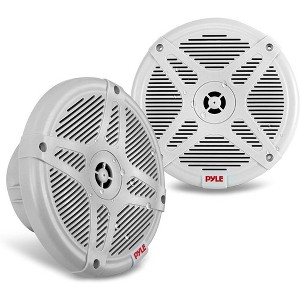 Pyle 6.5" Waterproof Marine Speakers - PLMRF65SB, RF Streaming, 600W - 1 of 4