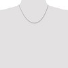 Black Bow Jewelry 1.25mm Sterling Silver, Box Chain Necklace - 2 of 4