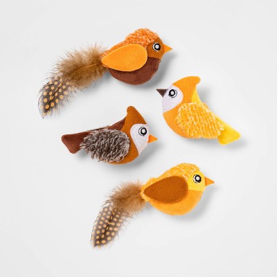Fall Birds Cat Toy - 4pk - Hyde & EEK! Boutique™