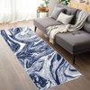 2x6 Abstract Machine Washable Runner Rug For Kitchen Stain Resistant Throw Carpet With Non-Slip Backing Low Pile Floor Cover For Hallway Entryway - 3 of 4