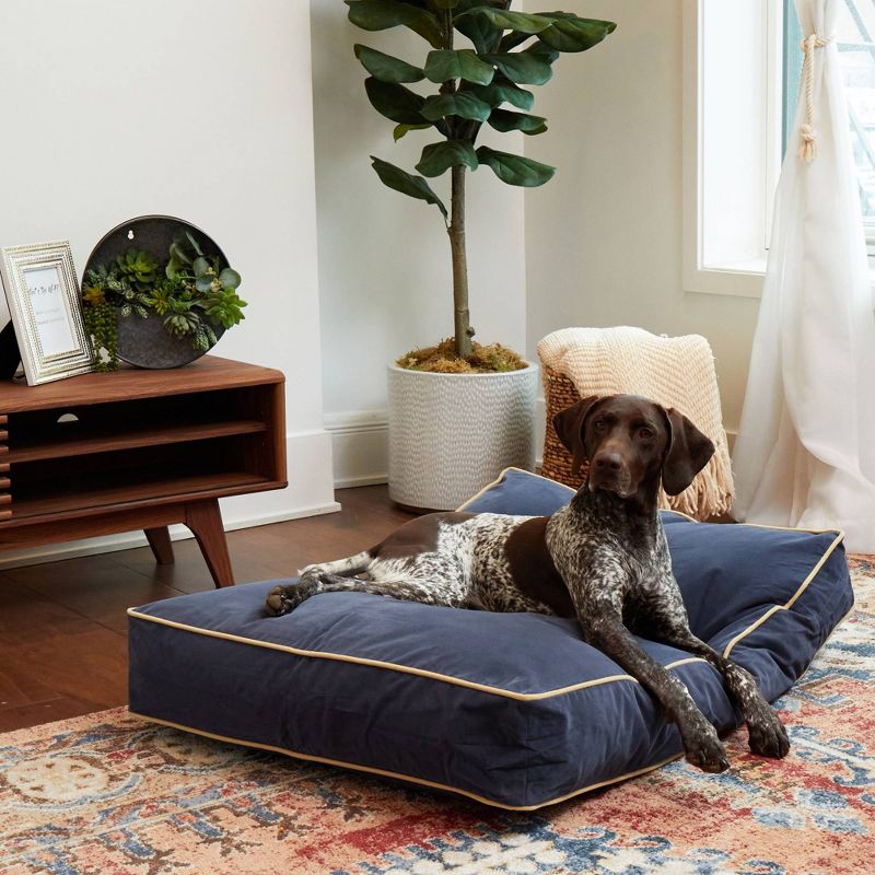 Kensington Garden Buster Reversible Rectangle Pillow Dog Bed, 3 of 10