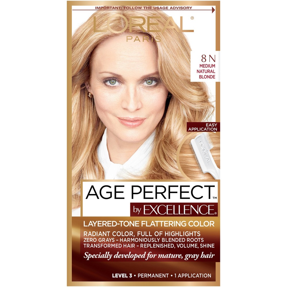 UPC 071249292877 product image for L'Oreal Paris Excellence Age Perfect Layered-Tone Flattering Color - 8N M Natura | upcitemdb.com