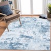 Washable Modern Abstract Rug Non Slip Low Pile Rug Soft Contemporary Throw Floor Cover Foldable Indoor Carpet for Living Room Bedroom Playroom - 4 of 4