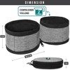 PetAmi Collapsible Dog Food and Water Bowls, 2 Travel Bowls, Portable Pet Dish No Spill, Foldable Lightweight BPA Free Leakproof - 2 of 4