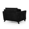 Sapphtopaz Single Lazy Sofa with Backrest Corduroy Upholstered Couches for Living Room with Armrests Comfy Couch Sofa Bed for Apartment,Bedroom - 2 of 4