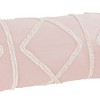 Sweet Jojo Designs Gender Neutral Body Pillow Cover (Pillow Not Included) 54in.x20in. Boho Fringe Pink Ivory - 3 of 4