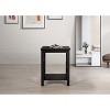 Home Design Novato 3 pieces Coffee Table Set, Black - 4 of 4