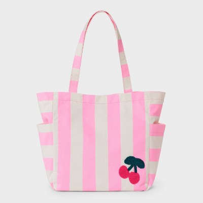 Girls' Canvas Beach Tote Bag - Cat & Jack™