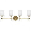 Quoizel Lighting Aria 4 - Light Vanity in  Weathered Brass - 2 of 4