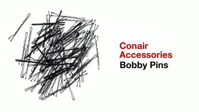 Conair Styling Essentials Bobby Pins, Brunette - 60 bobby pins