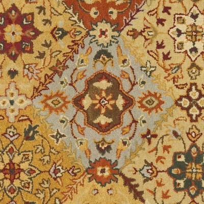Heritage Multi 4' x 4' Hand-Tufted Wool Square Rug