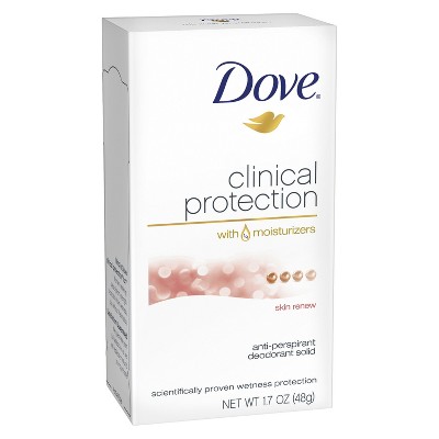 Dove Beauty Clinical Protection Skin Renew Antiperspirant & Deodorant Stick - 1.7oz Target