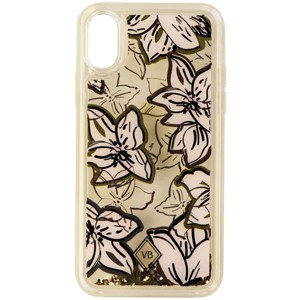 Vera Bradley Glitter Flurry Case for Apple iPhone X - White Flowers/Gold Glitter - 1 of 1