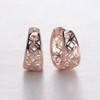 Filigree Wide Hoop Earrings for Women Gold Plated Ginger Lyne Collection - 2 of 4