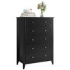 5-Drawer Dresser,Large Storage Drawer Organizers, Wooden Chest of Drawers，for Living Room, Hallway, - 3 of 4