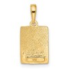 Black Bow Jewelry 14k Yellow Gold Key West Mile Marker Pendant - 3 of 4
