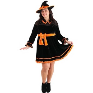 HalloweenCostumes.com Plus Size Women's Crafty Witch Costume - 1 of 4