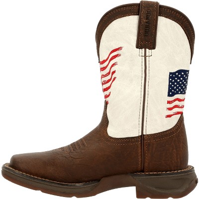 Lil' Rebel by Durango Kids Distressed Flag Western Boot