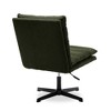 SYFERLORY Green Teddy Fabric 360° Swivel Accent Chair, Cross Legged Office Chair - 4 of 4