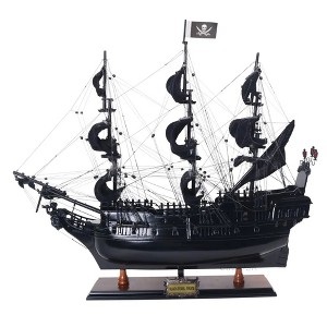 Model Ship 28" - Black Pearl Pirate Ship - Exclusive Handcrafted Replica By Old Modern Handicrafts - 1 of 4