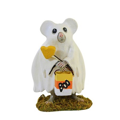 4.5 Inch Ghostie Timmy Mouse Boo Cheese Figurines