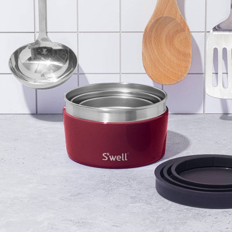 S&#39;well Food Storage Canister Set Wild Cherry, 5 of 6