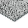 Pewter Charcoal And Ivory Geometric Washable Indoor Outdoor Area Rug - 4 of 4
