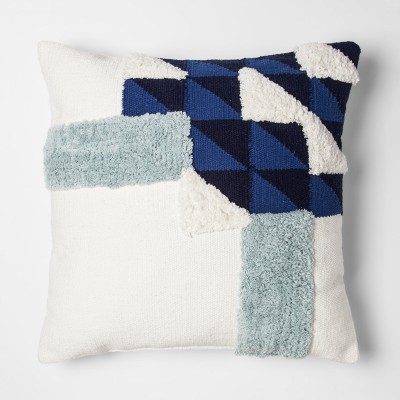 Blue Color Block Throw Pillow Project 62 Nate Berkus