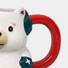 8 fl oz Christmas Earthenware Figural Mini Mug - Wondershop™ - 3 of 3