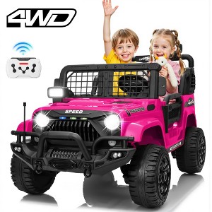 JOYRACER 24V 2-Seater Ride-On Jeep Style Car for Kids, Electric Ride-On Toys with Bluetooth, Music, USB & MP3 Port - 1 of 4