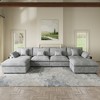 160"Cloud Couch Sectional for Living Room,Convertible U Shape Couch with Ottoman, Down Filled Modular Sectional Sofa Couch - 3 of 4