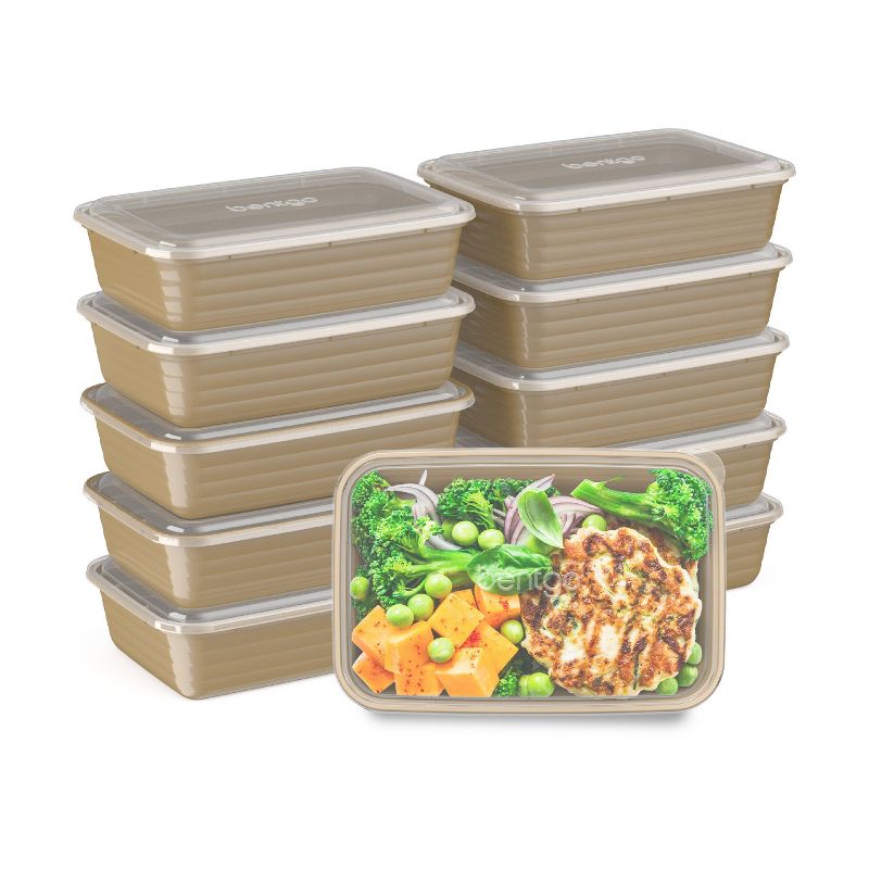 Bentgo Meal Prep 1-Compartment Container, Reusable, Durable, Mirowaveable - 4 Cup/10pk, 1 of 10